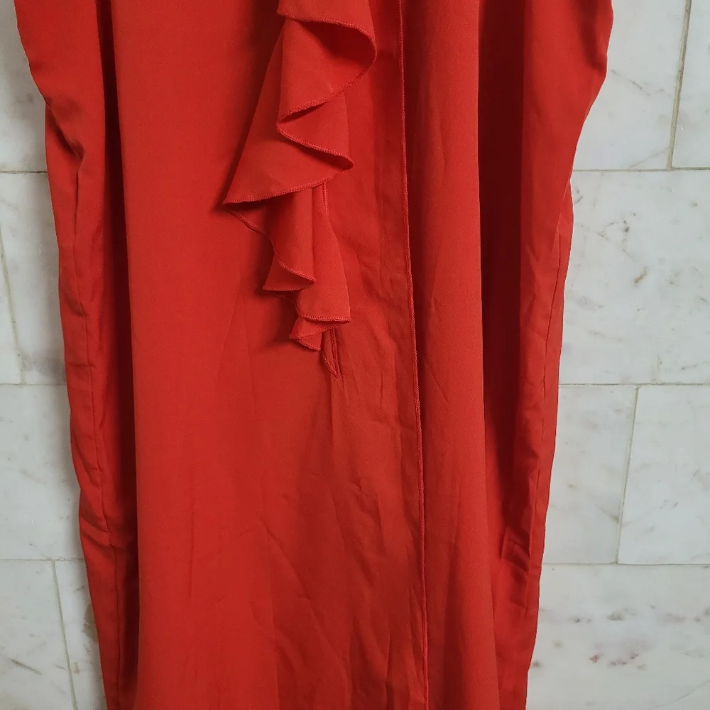 🌷Vero Moda Red Ruffled Dress🌷 - Picture 6 of 13
